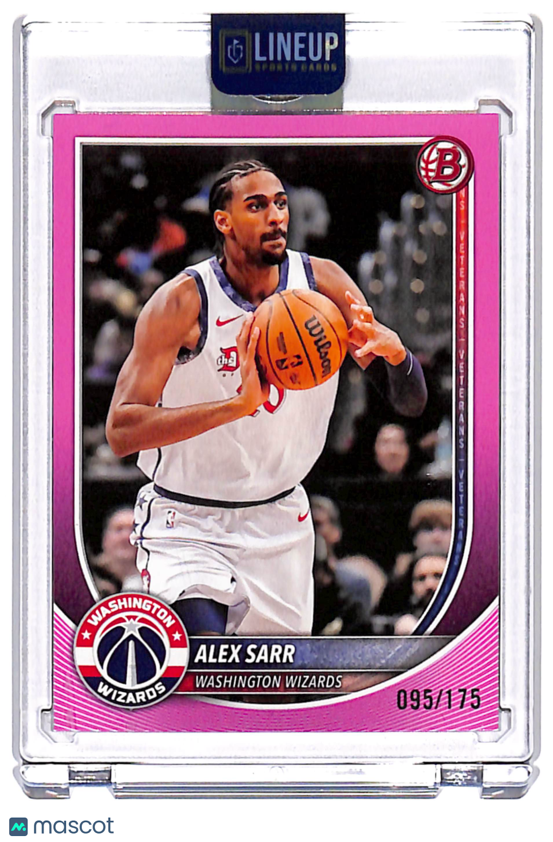 2025 Topps Bowman Alex Sarr #99 Pink /175 /175