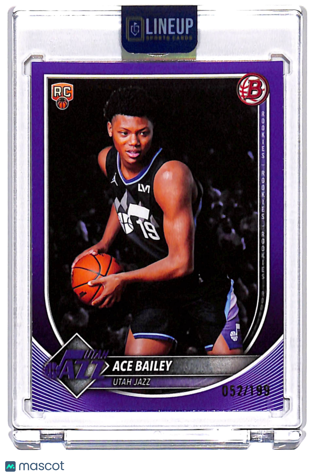 2025 Topps Bowman Ace Bailey #5 Purple /199 /199 RC