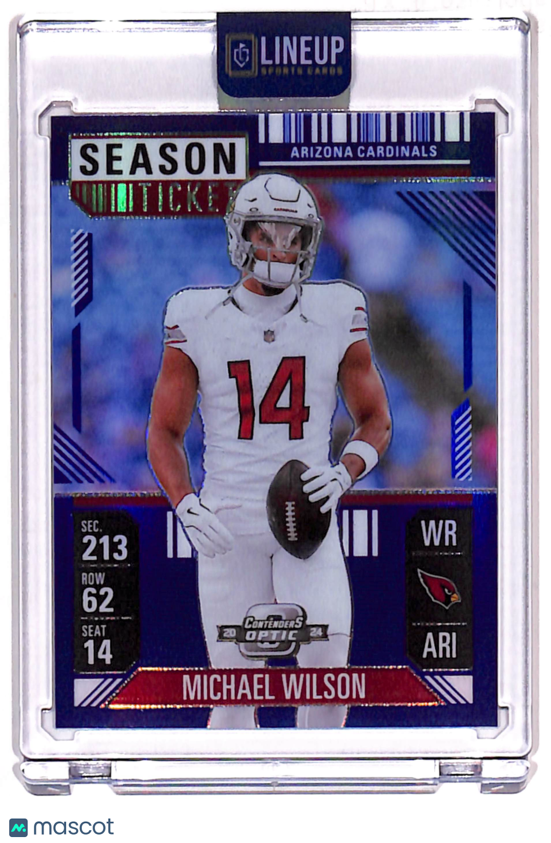 2025 Panini Contenders Optic Michael Wilson #2 Blue /99