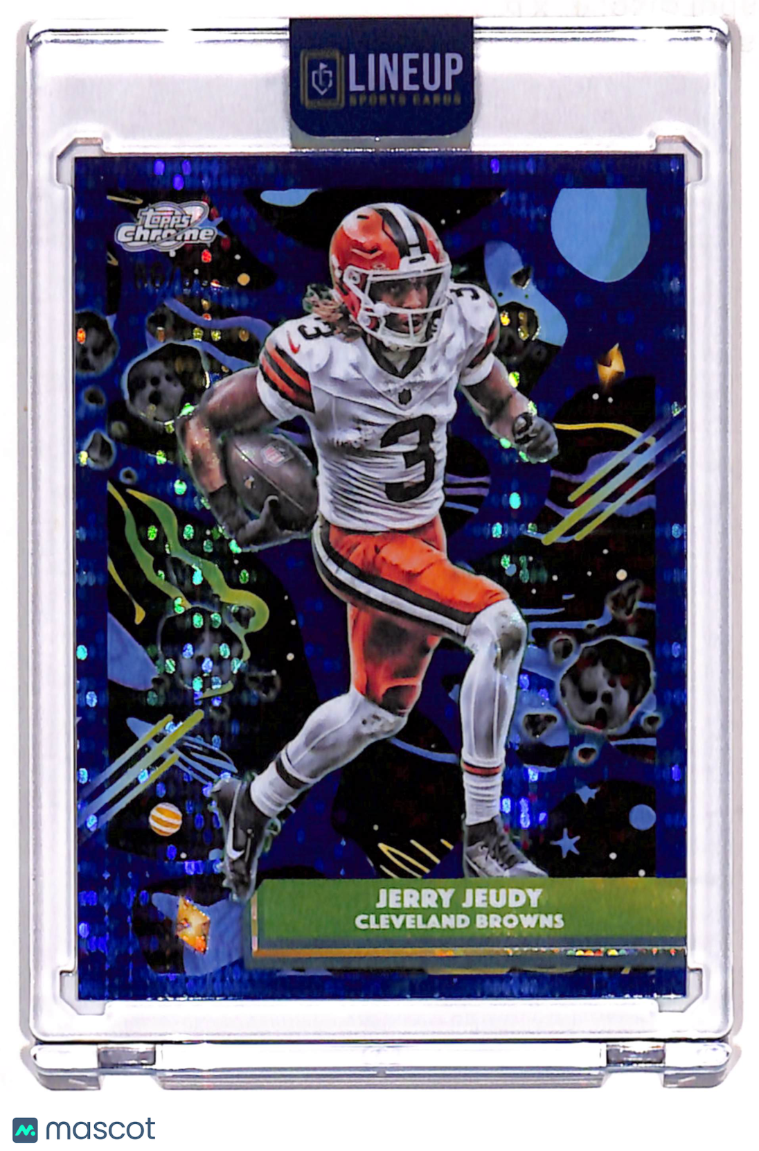 2025 Topps Chrome Jerry Jeudy #22 Blue /99
