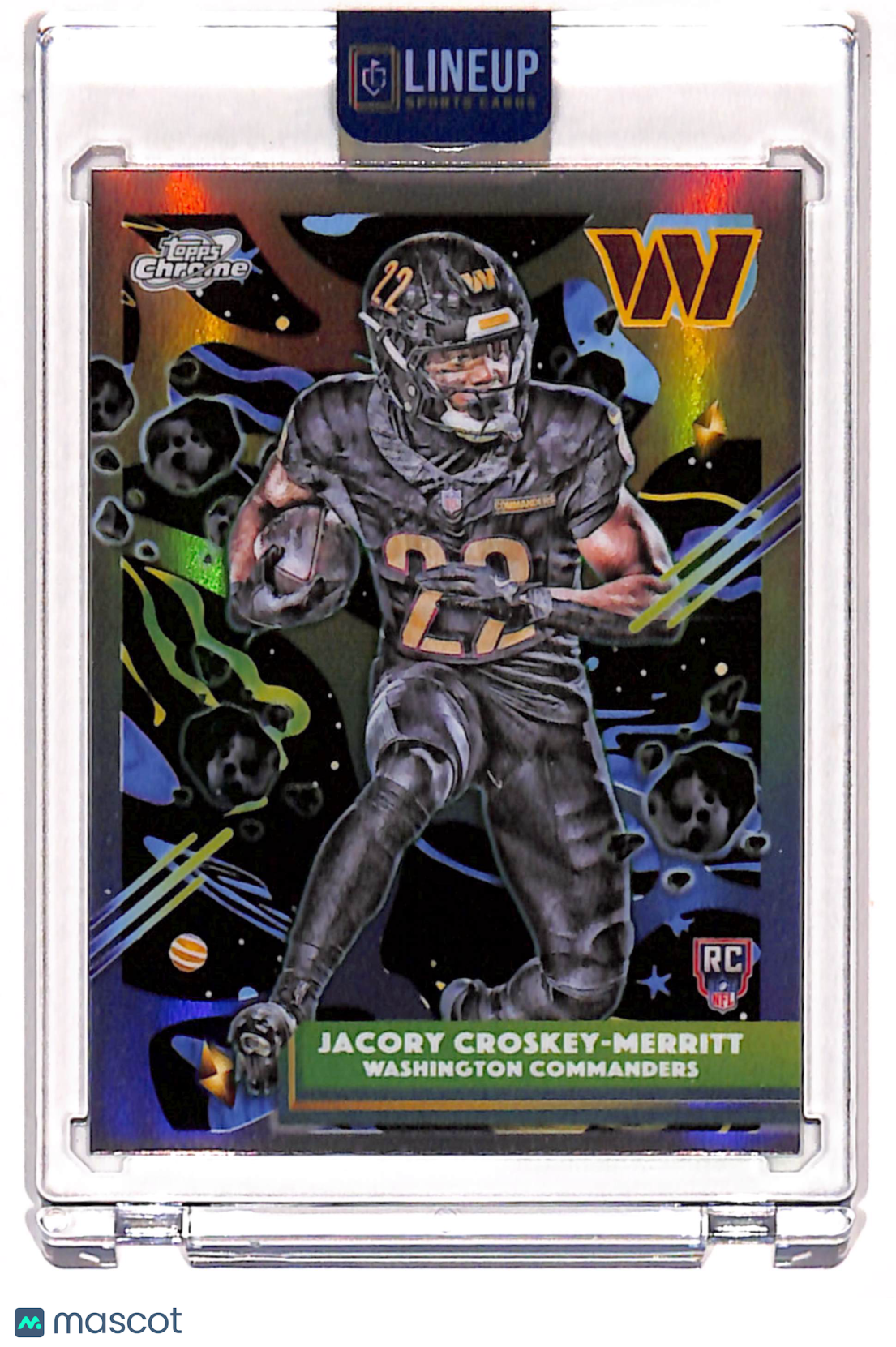 2025 Topps Chrome Jacory Croskey-Merritt #200 Refractor RC