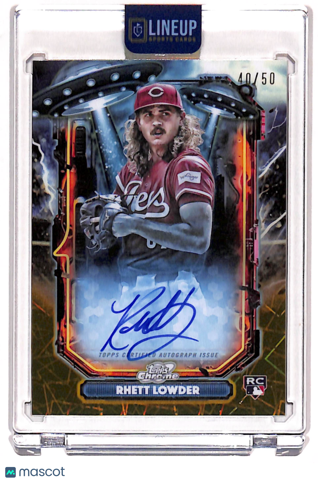 2025 Topps Cosmic Chrome Baseball Rhett Lowder #ETA-RL /50 RC