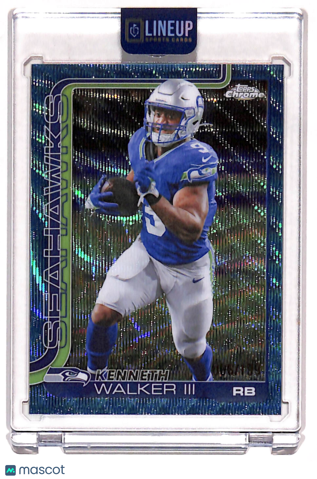 2025 Topps Chrome Kenneth Walker III #276 Blue Wave /199