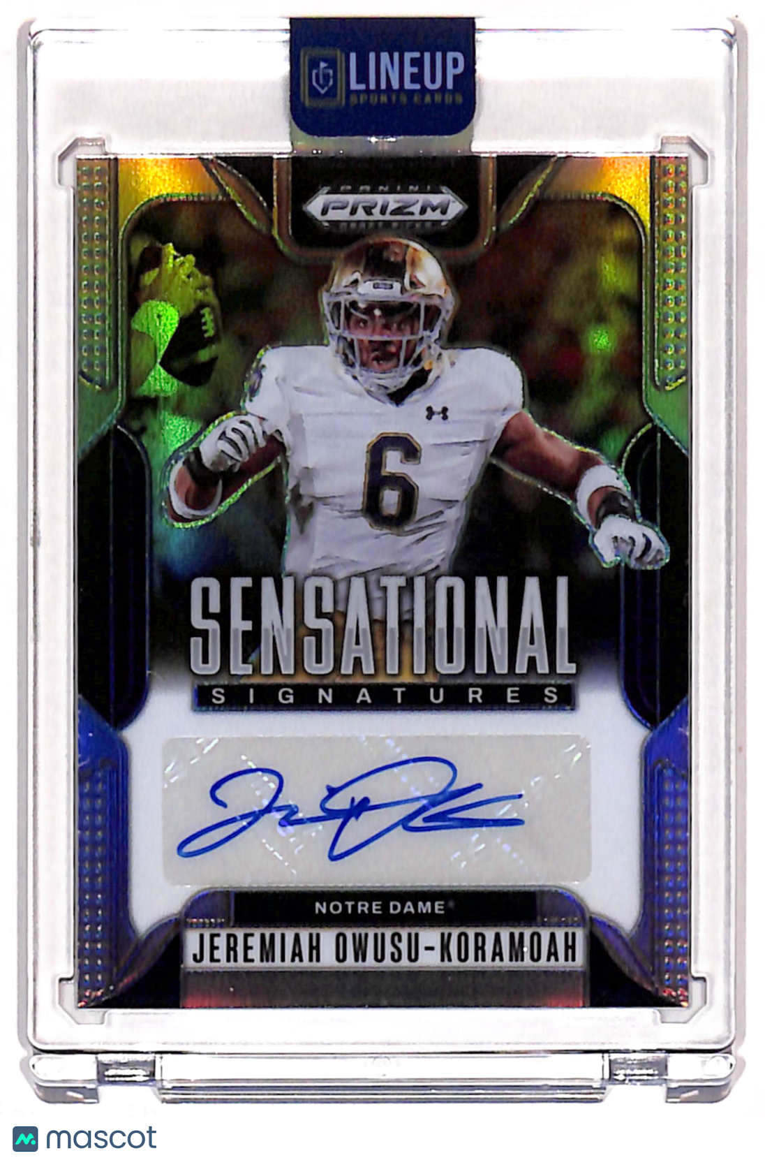 2025 Panini Prizm Draft Picks Jeremiah Owusu-Koramoah #SS-JOK