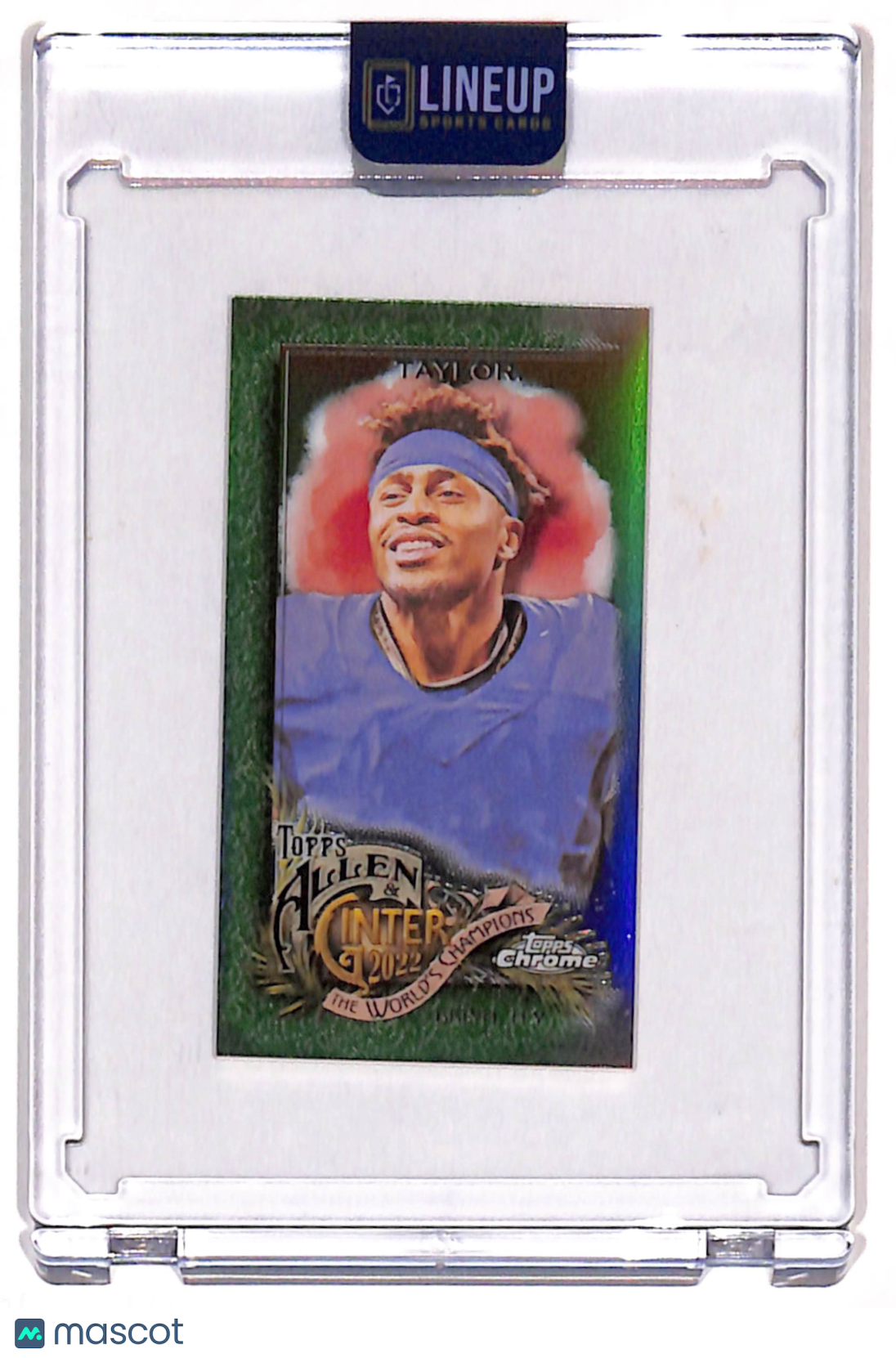 2022 Topps Allen & Ginter Chrome Jonathan Taylor #169 Green Refractor /99