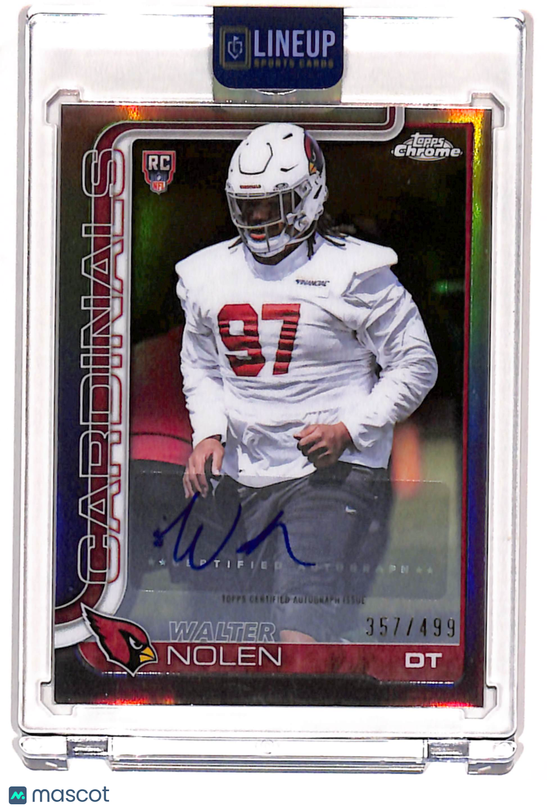 2025 Topps Chrome Walter Nolen #RRA-WN Refractor /499 RC