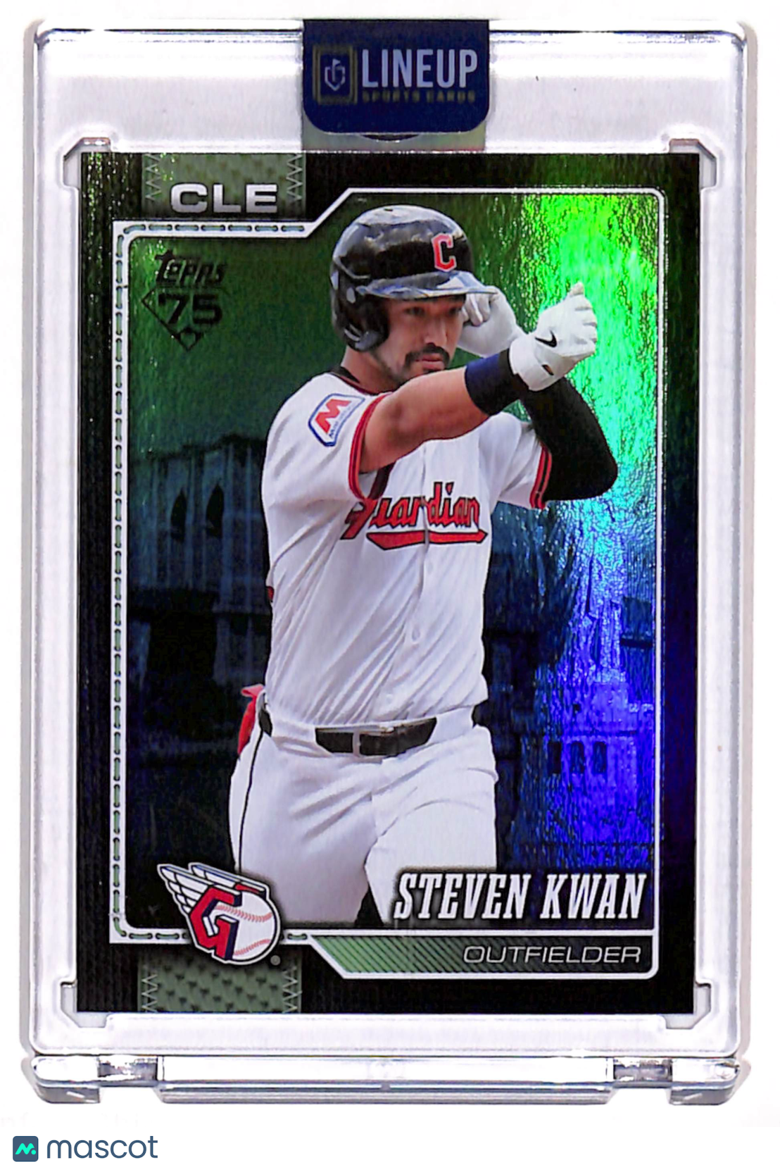 2026 Topps Series 2 Steven Kwan #675 Black Foil /10