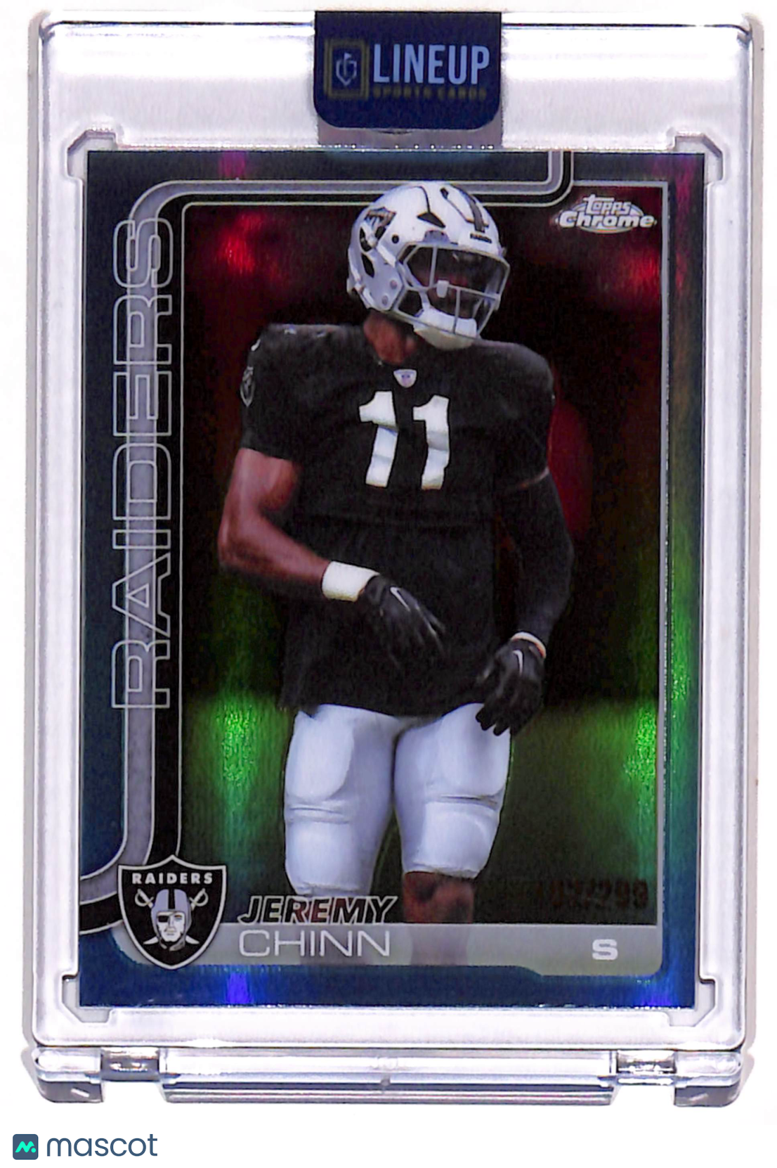 2025 Topps Chrome Jeremy Chinn #184 Aqua /299