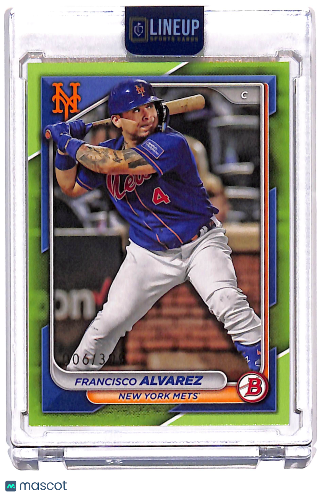 2024 Bowman Francisco Alvarez #75 Green /375