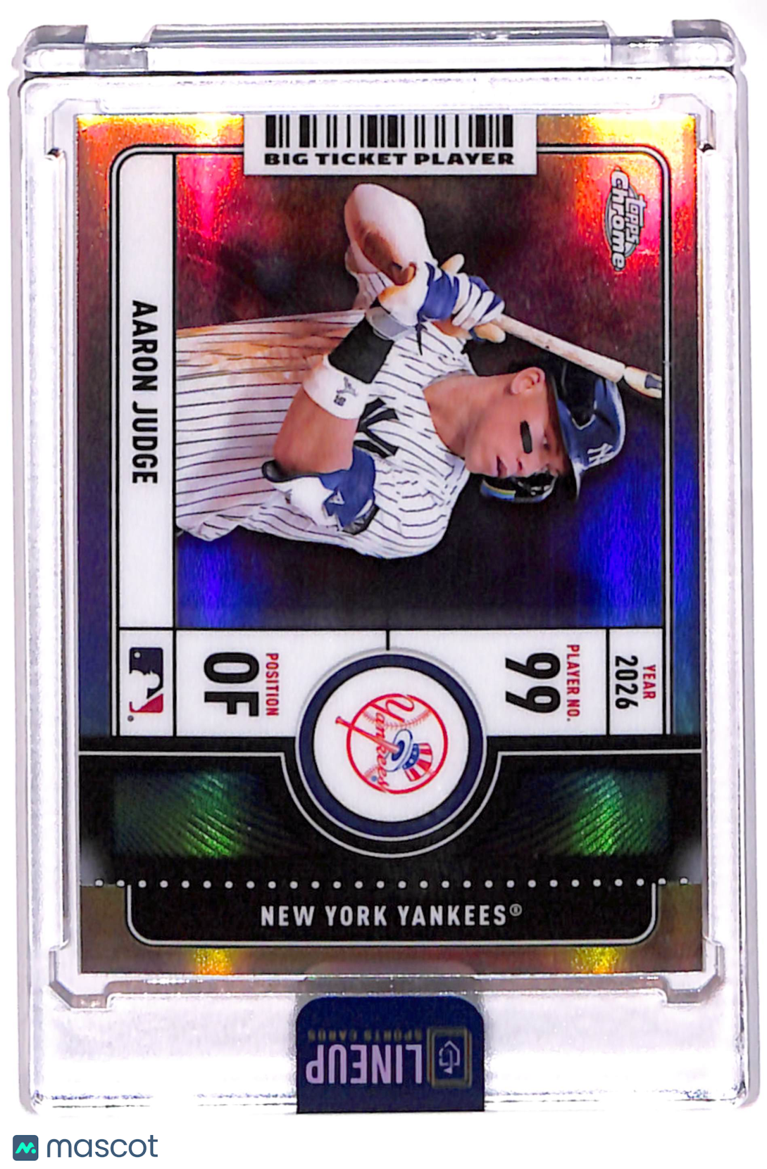 2026 Topps Chrome Aaron Judge #BTP-18