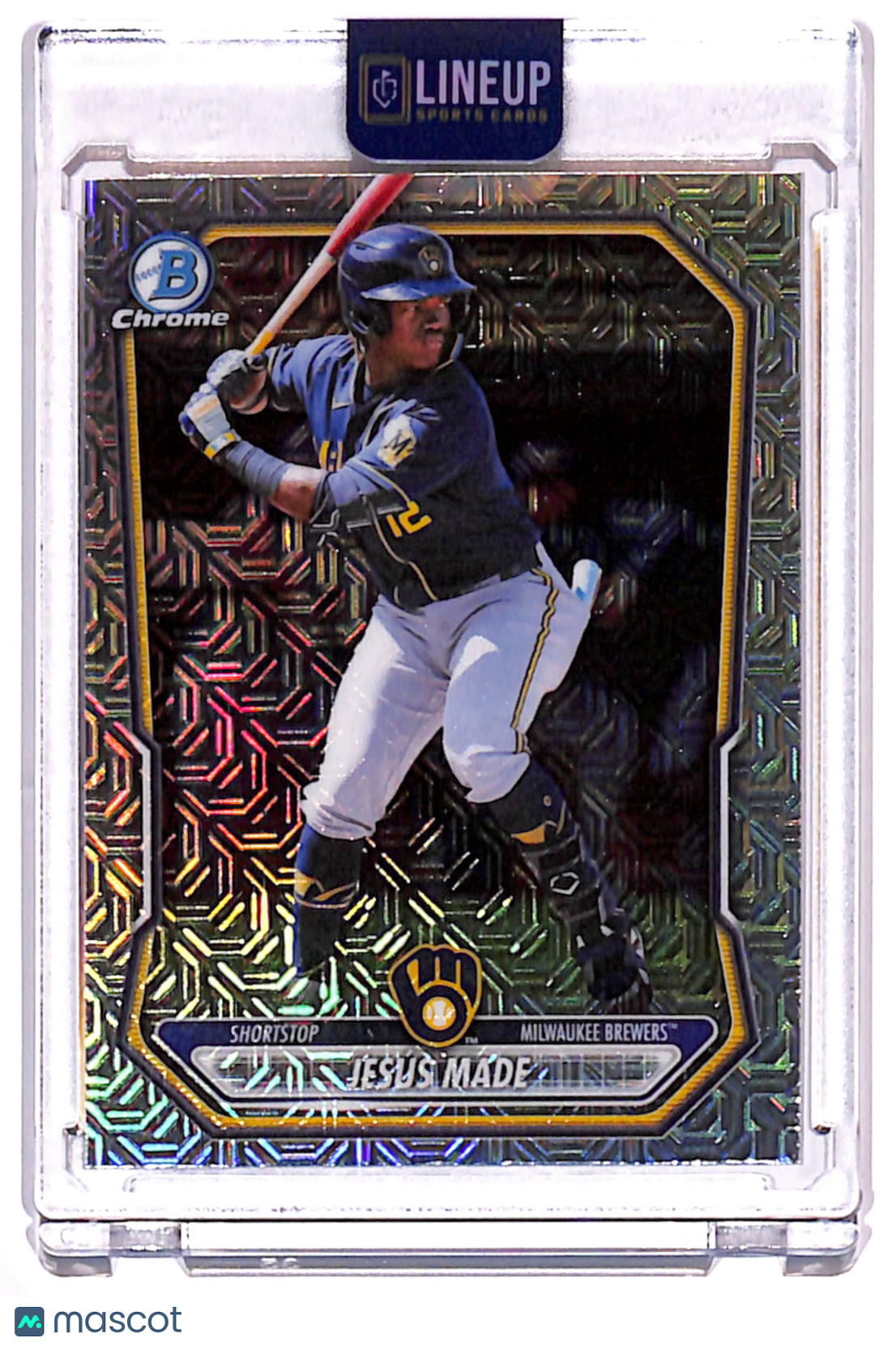 2026 Bowman Chrome Jesús Made Jesus Made #BCP-244 Mojo Refractor