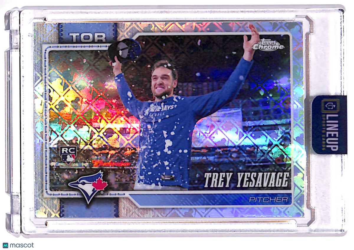2026 Topps Chrome Logofractor Trey Yesavage #86 RC
