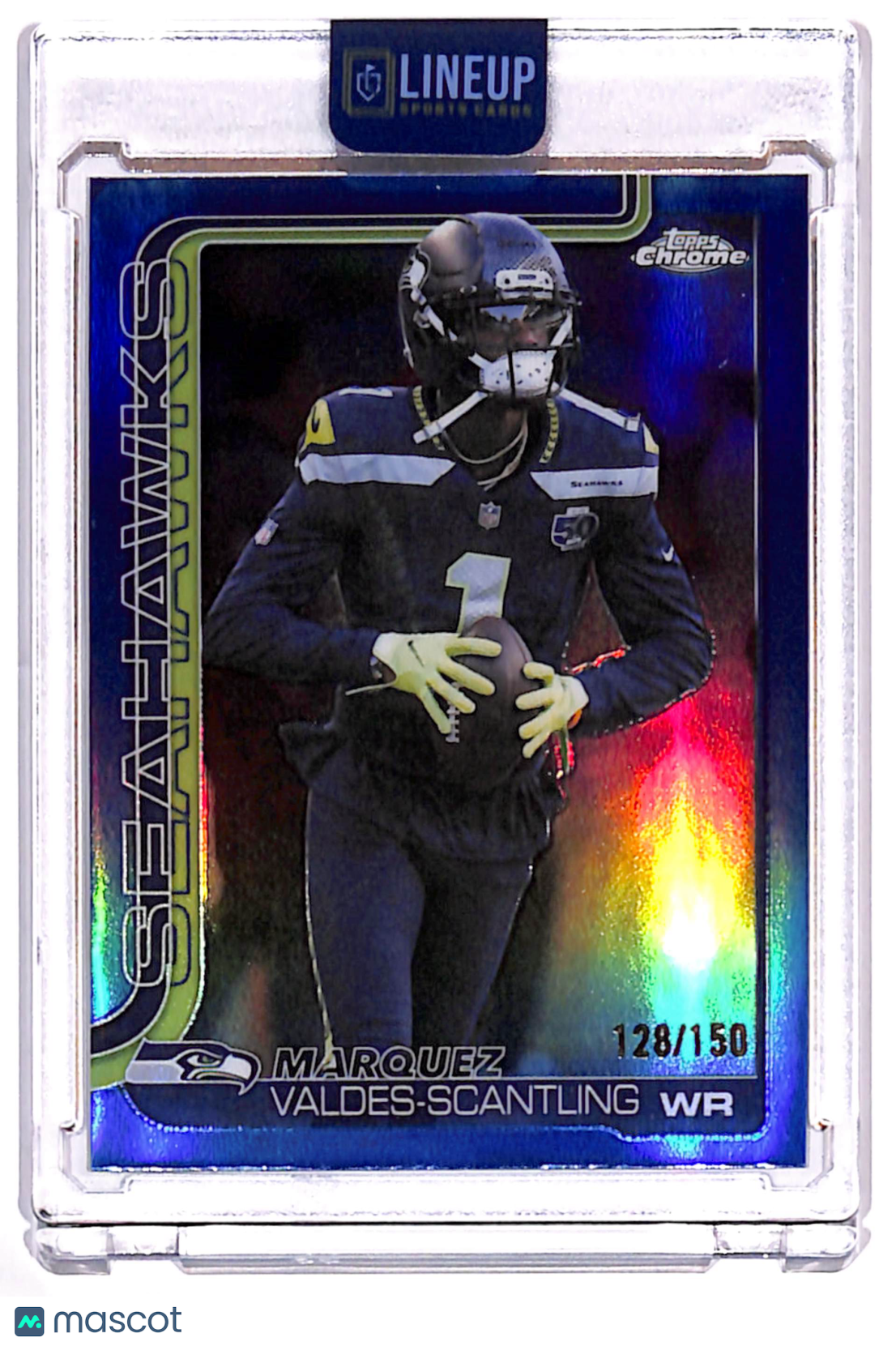 2025 Topps Chrome Marquez Valdes-Scantling #272 Blue Refractor /150