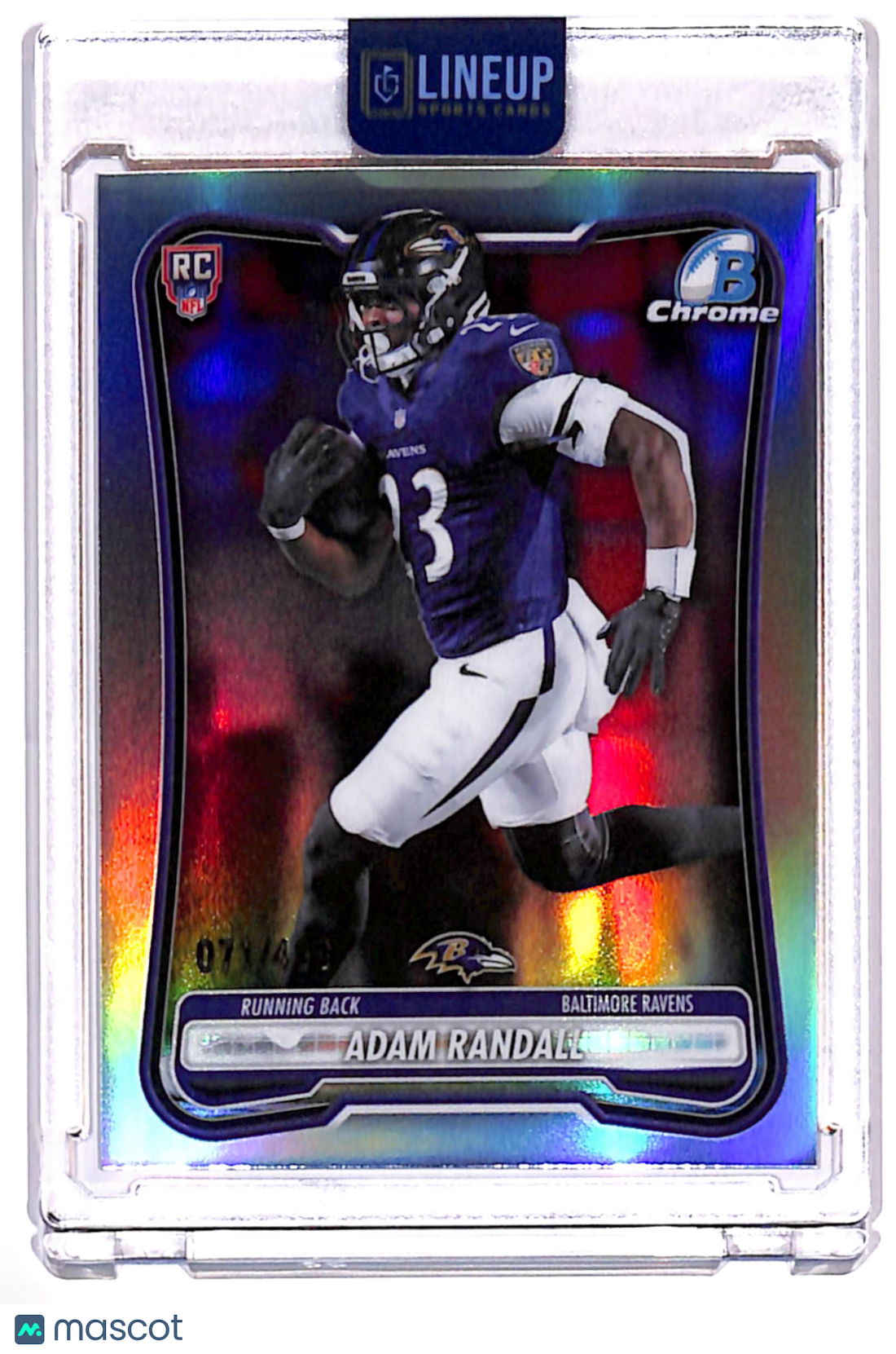 2026 Bowman Chrome Adam Randall #BCV-114 Refractor /499 RC