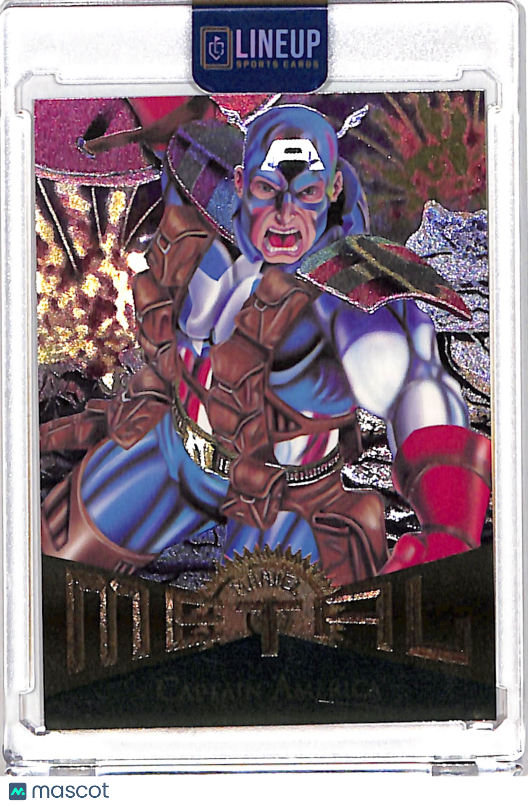 1995 Fleer Marvel Metal Captain America #11