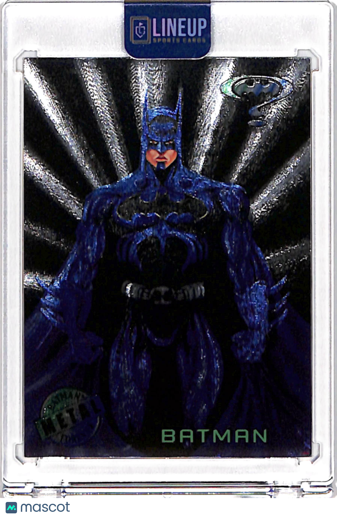 1995 Fleer Metal Batman Forever Trading Card #1 Batman