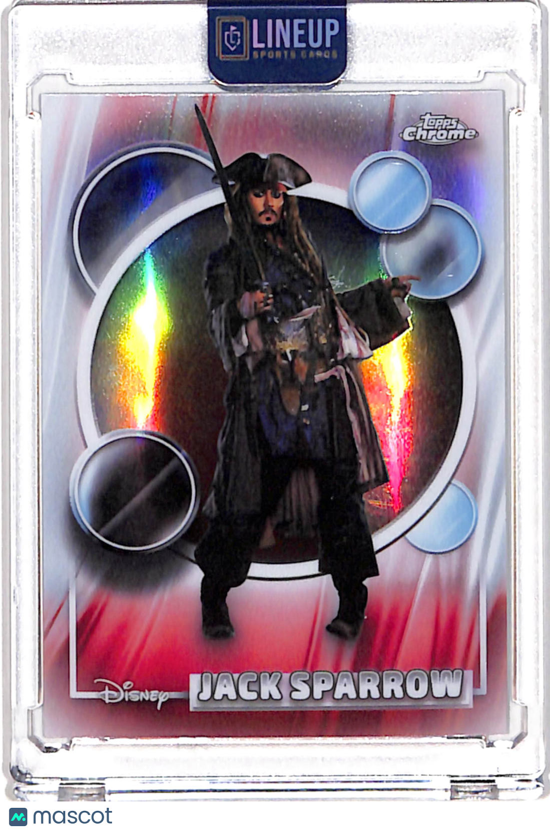 2026 Topps Chrome Disney Refractor Jack Sparrow #14