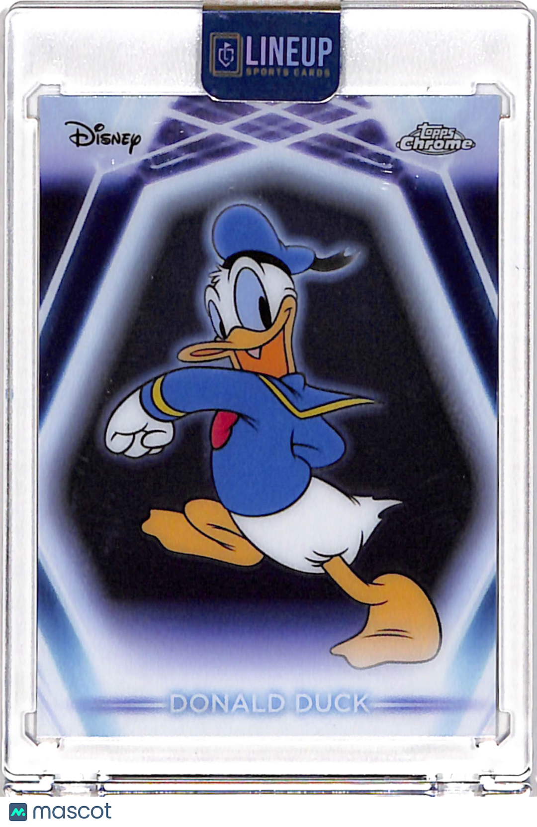2026 Topps Disney Neon #CNE-196 Donald Duck Base Chrome Neon-Etch