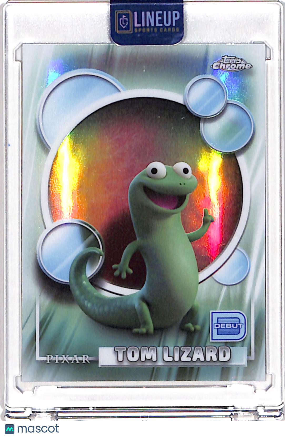 2026 Topps Chrome Disney Tom Lizard #11 4Refractor Pixar Toy Story Debut