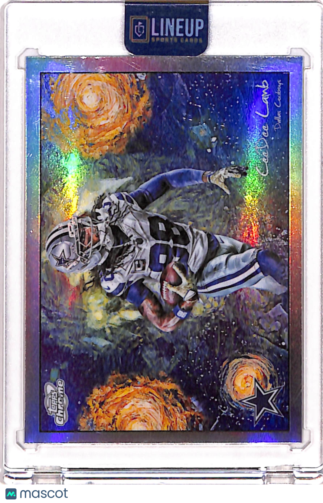 Topps 2025 Cosmic Chrome Stars in the Night CeeDee Lamb Cowboys #STN-18