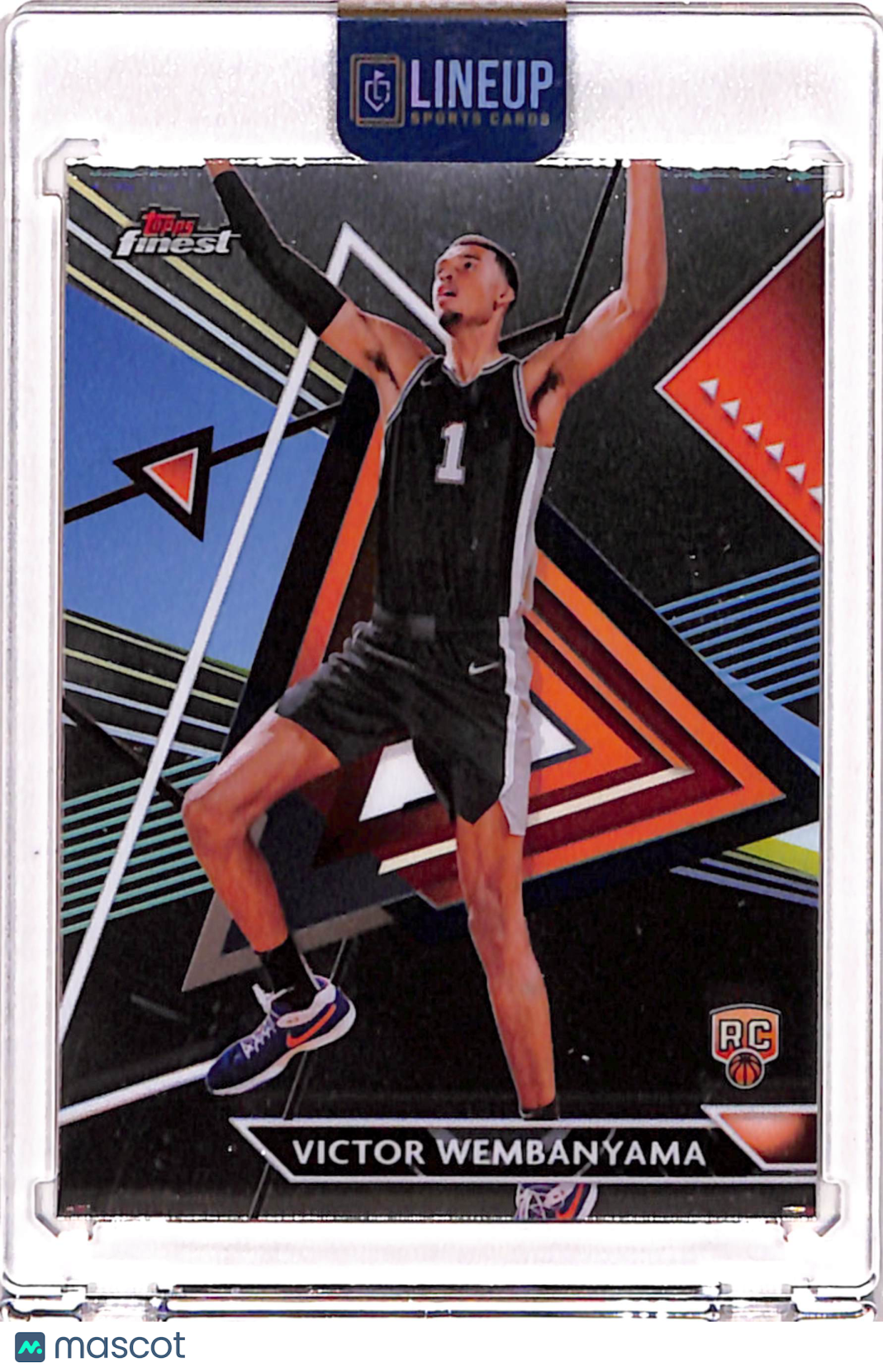 2023-24 Topps Finest Uncommon Rookie Victor Wembanyama #197 Spurs