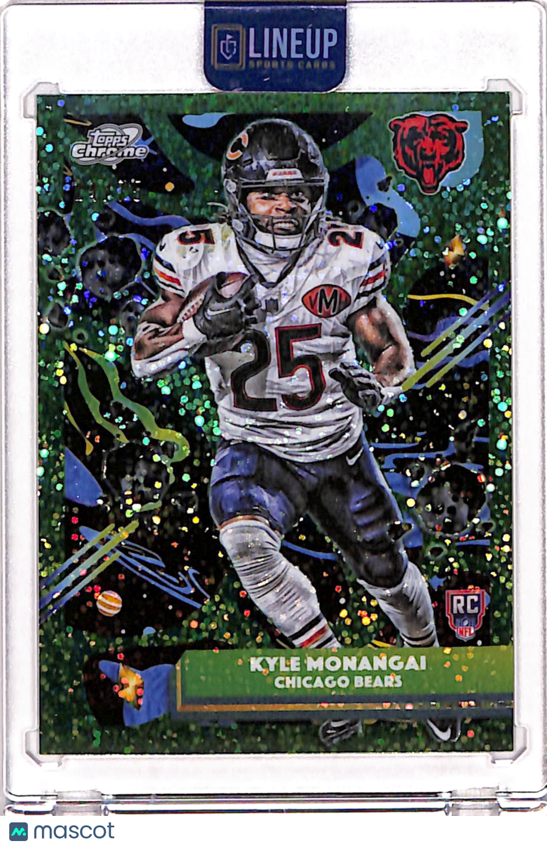 Kyle Monangai 2025 Topps Cosmic Chrome Green Space Dust /75