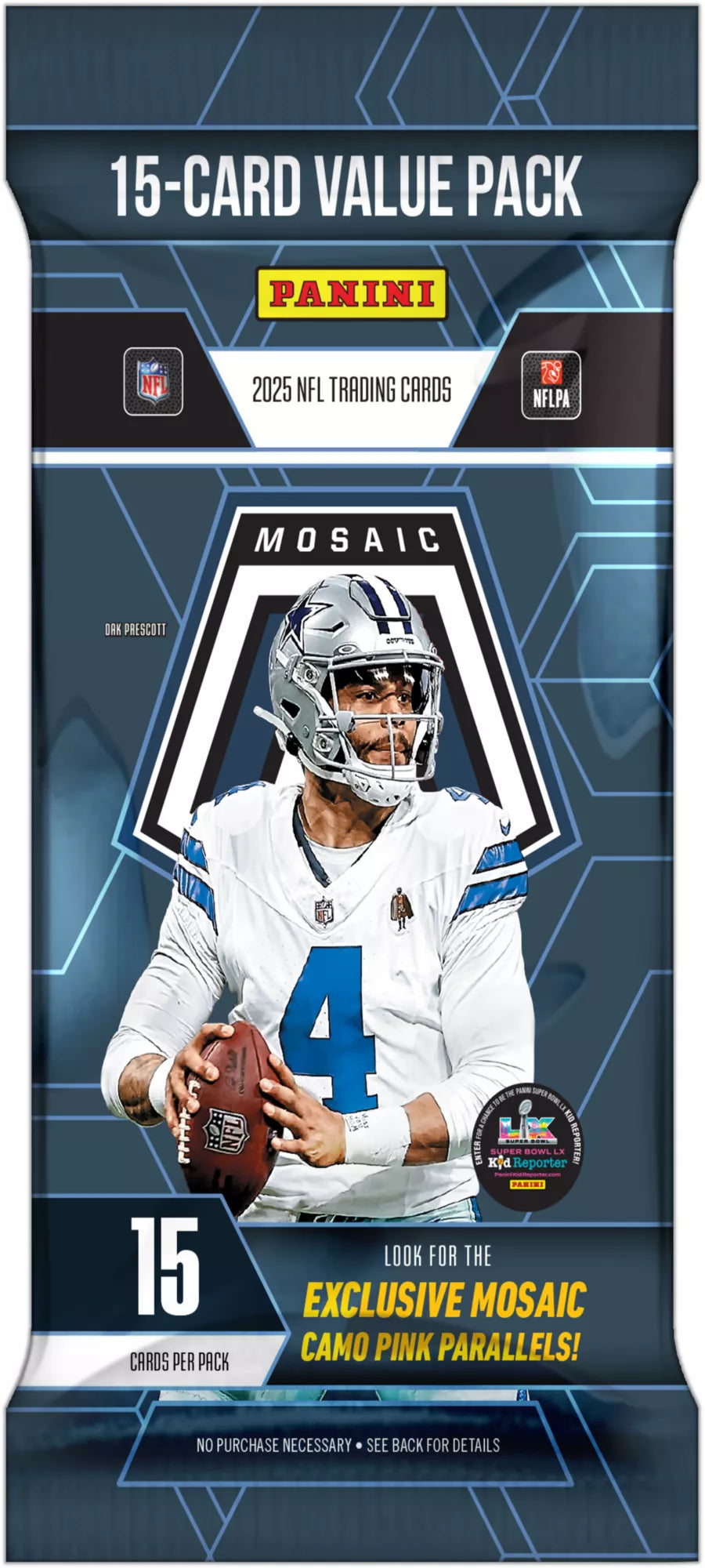 2025 Panini Mosaic NFL Football Cello Fat Pack