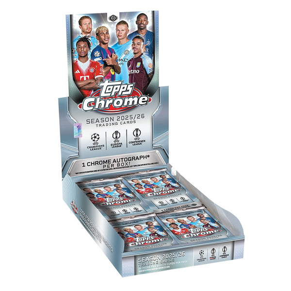Topps Chrome® UEFA Club Competitions 2025/26 - Hobby Box