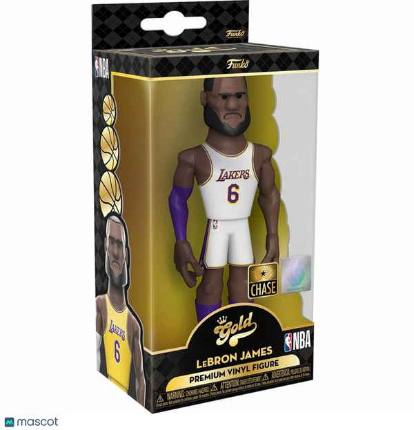 FUNKO GOLD • LEBRON JAMES •  SERIES 1 • PREM VINYL FIGURE (WHITE JERSEY)