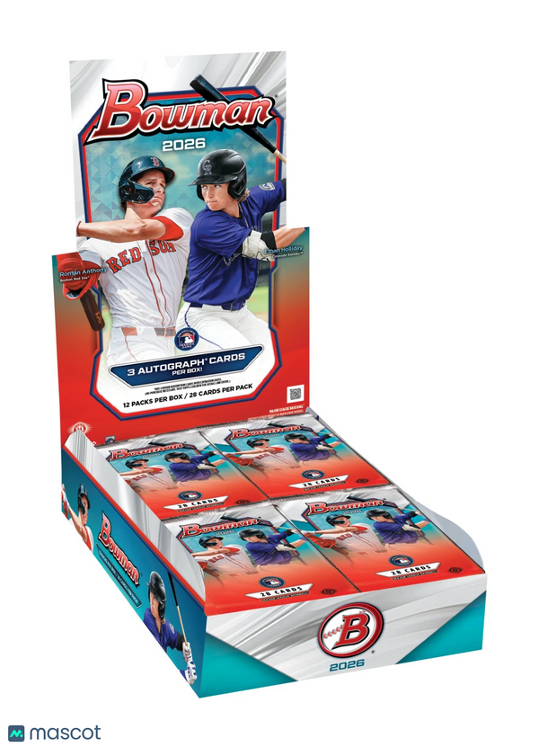 🔥 2026 BOWMAN BASEBALL JUMBO BOX SEALED IN HAND 3 AUTOS PER BOX SHIPS FAST