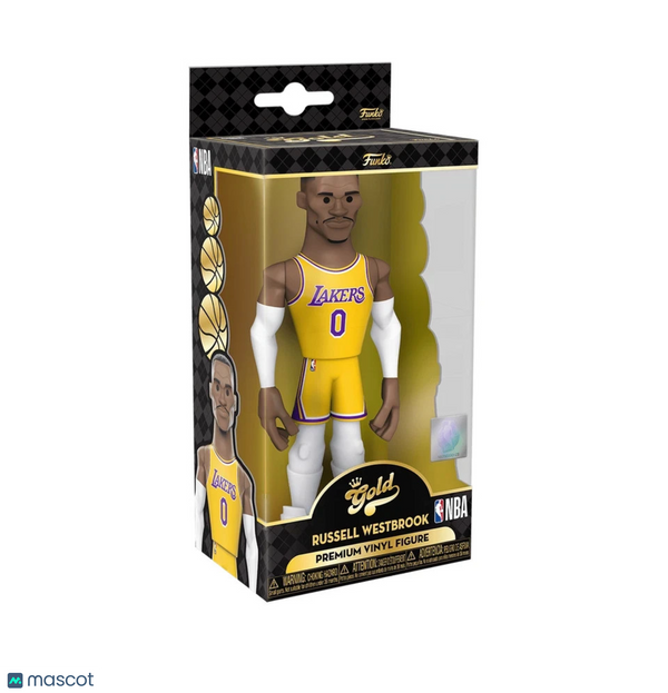 Funko Vinyl Gold 5" Russell Westbrook Los Angeles Lakers NBA Premium Vinyl Figur