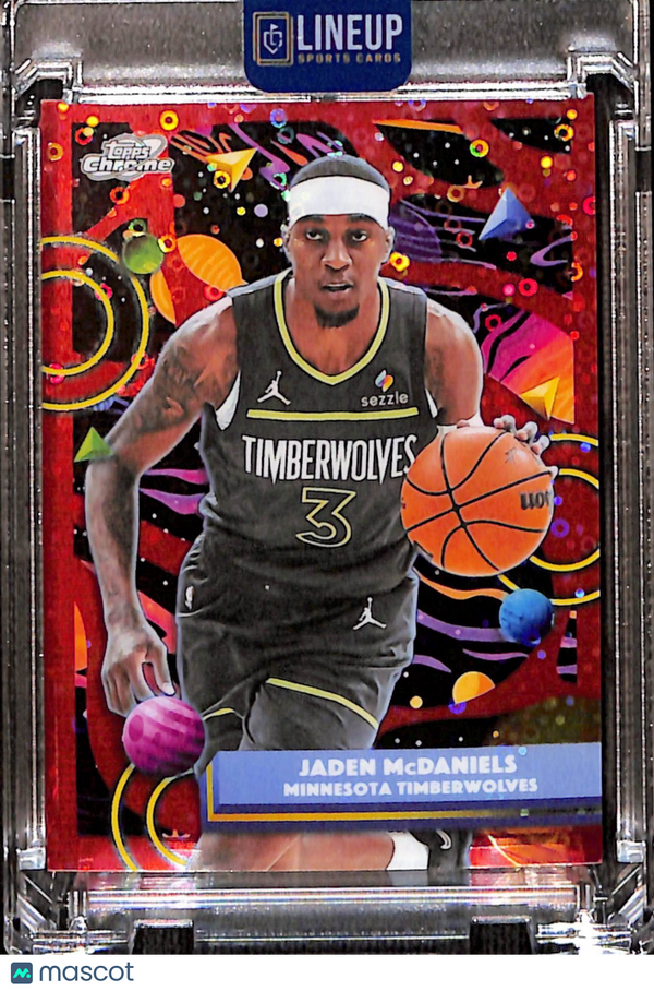 2026 TOPPS COSMIC CHROME LUNAR REFRACTOR JAIDEN MCDANIELS #4