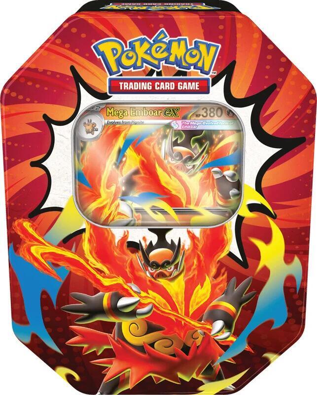 Pokemon Ascended Heroes Tin [Mega Emboar ex]