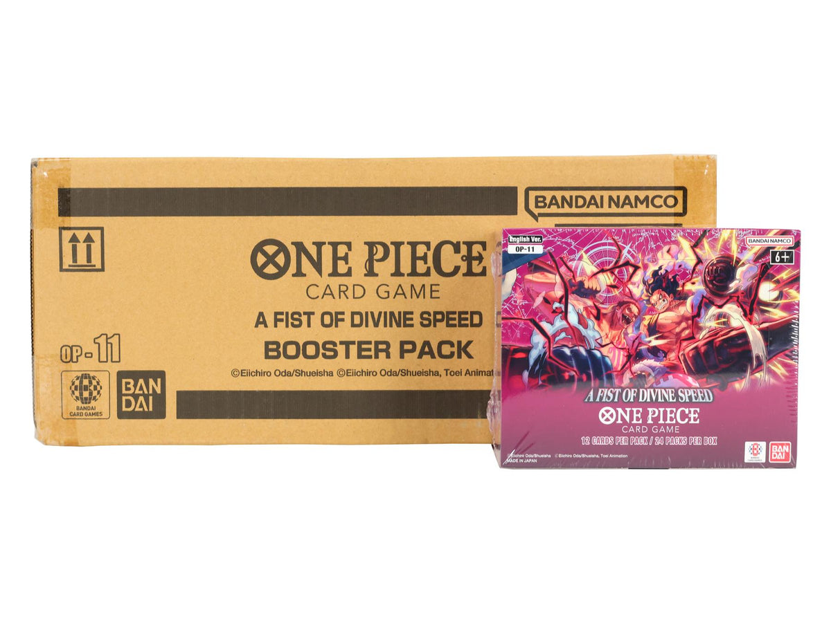 One Piece A Fist of Divine Speed (OP-11) Booster Box - LINEUP Sports Cards