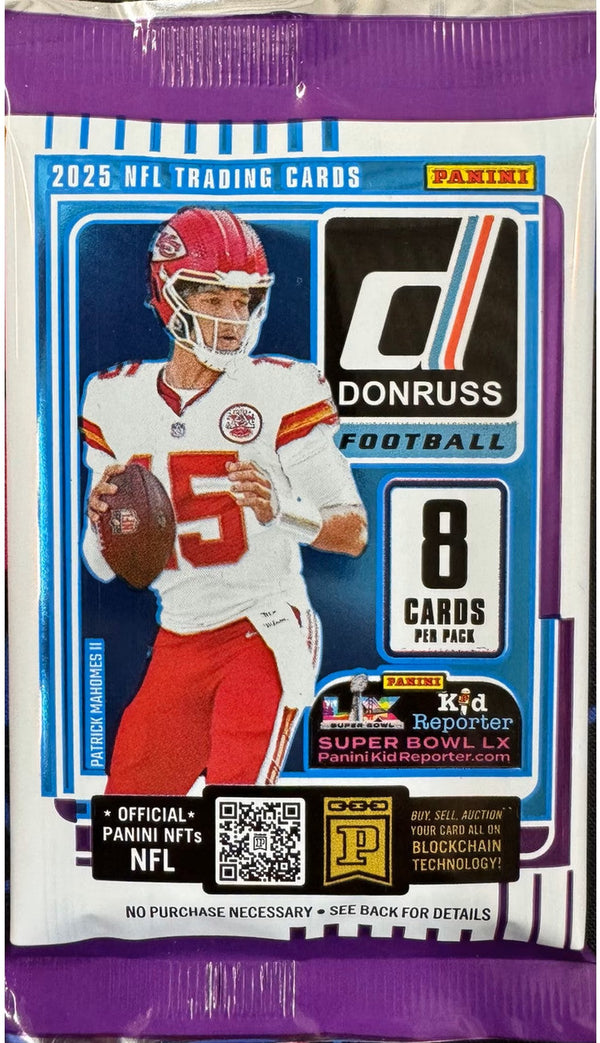 2025 Panini Donruss NFL Football Retail Pack