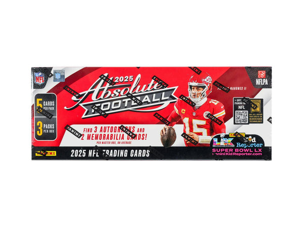 2025 Panini Absolute Football Hobby Box - LINEUP Sports Cards