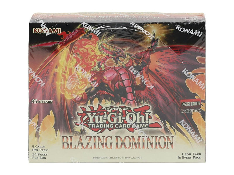 Yu-Gi-Oh Blazing Dominion Booster Box - LINEUP Sports Cards
