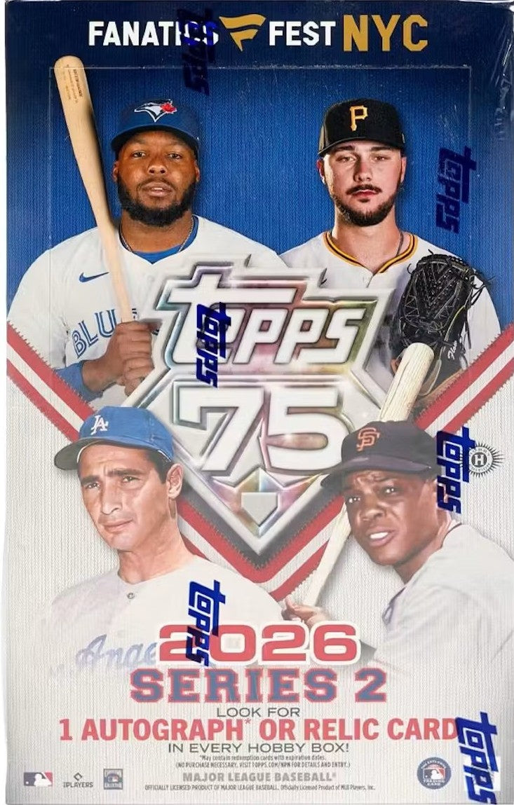 2026 Topps Series 2 Fanatics Fest NYC Baseball Hobby Box (Very Rare!)