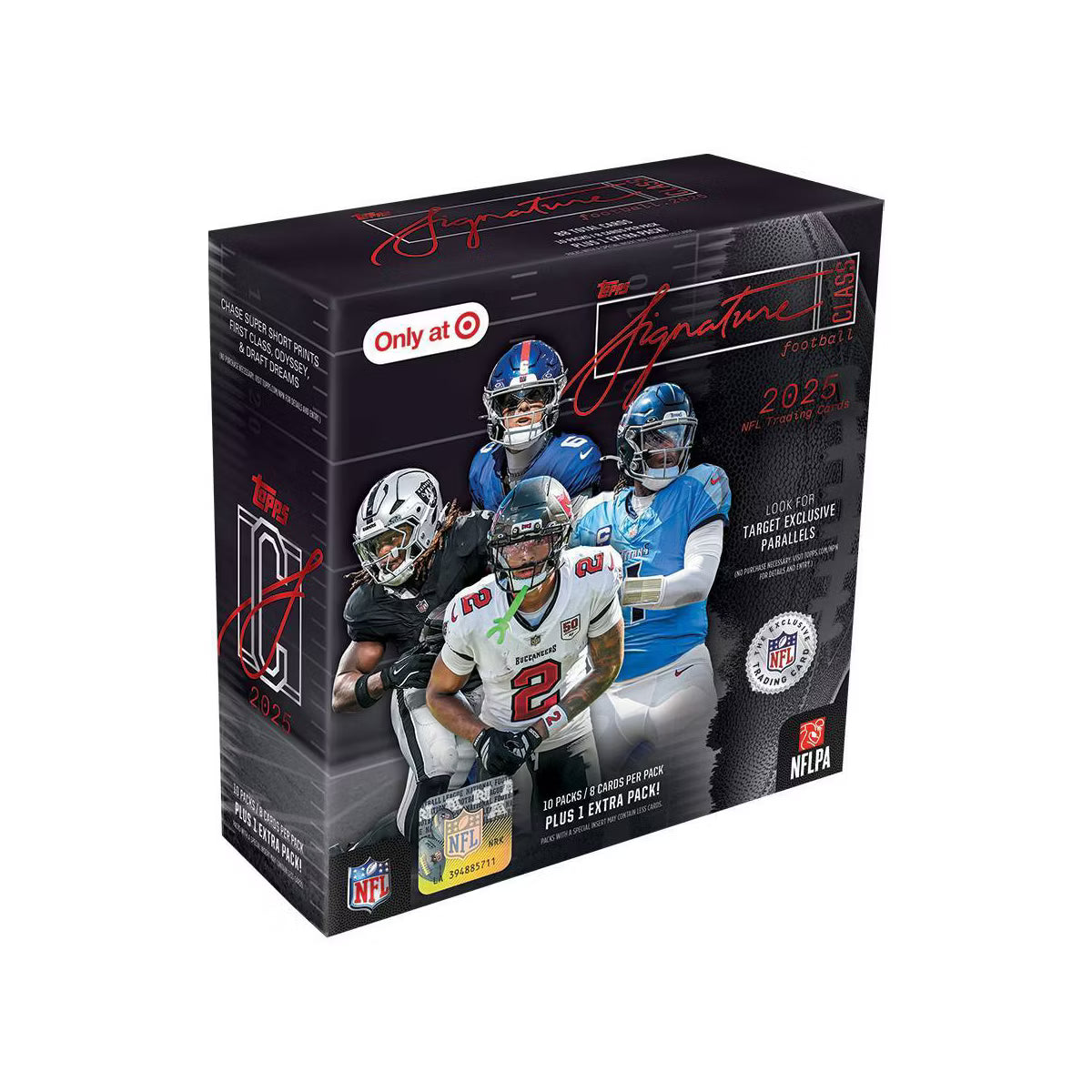 2025 Topps Target Exclusive NFL Signature Class Football Trading Card Mega Box