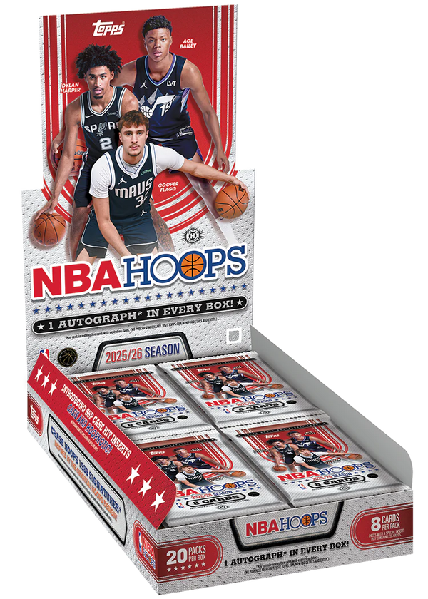 2025-26 Topps NBA Hoops Basketball Hobby Box