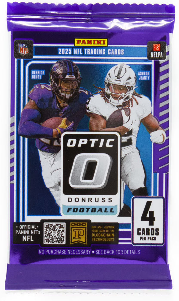 2025 Panini Donruss Optic NFL Football Retail Pack (4 Cards)