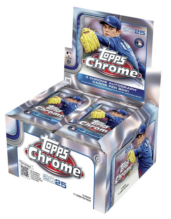 2025 Topps Chrome Baseball Jumbo Hobby Box