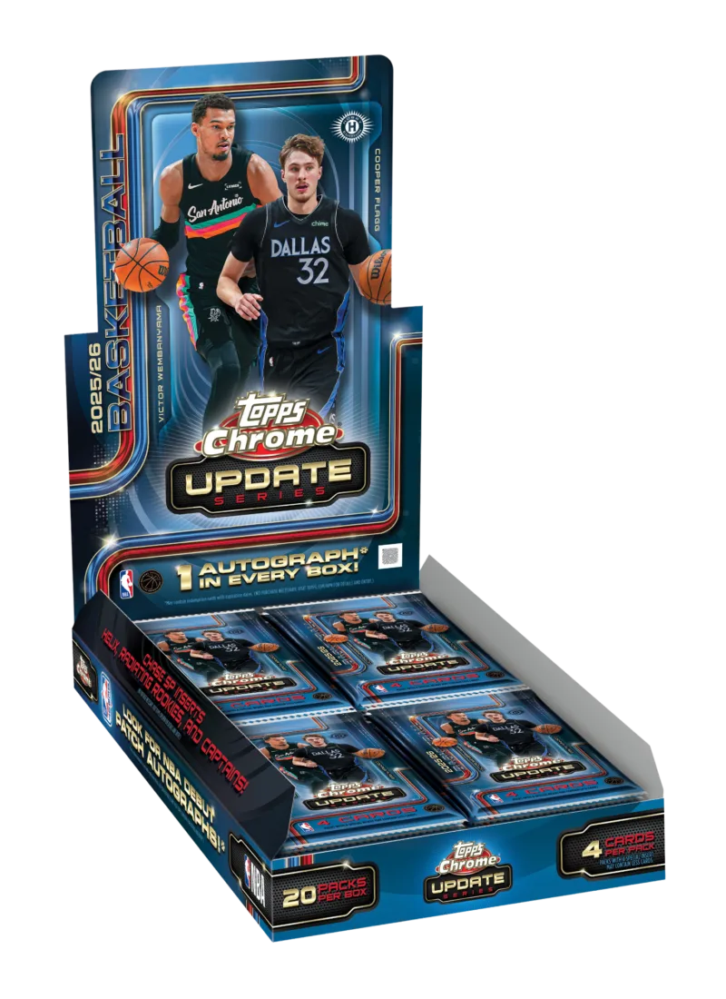 2025-26 Topps Chrome Updates Basketball Hobby Box