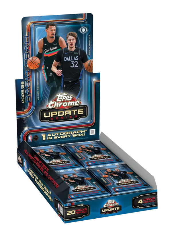2025-26 Topps Chrome Updates Basketball Hobby Box