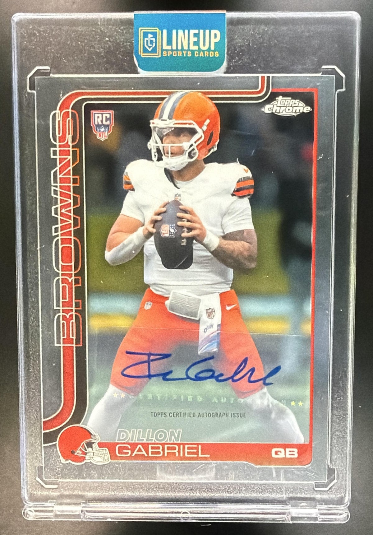2025 Topps Chrome Dillon Gabriel #RA-DGA Rookie Auto RC Browns