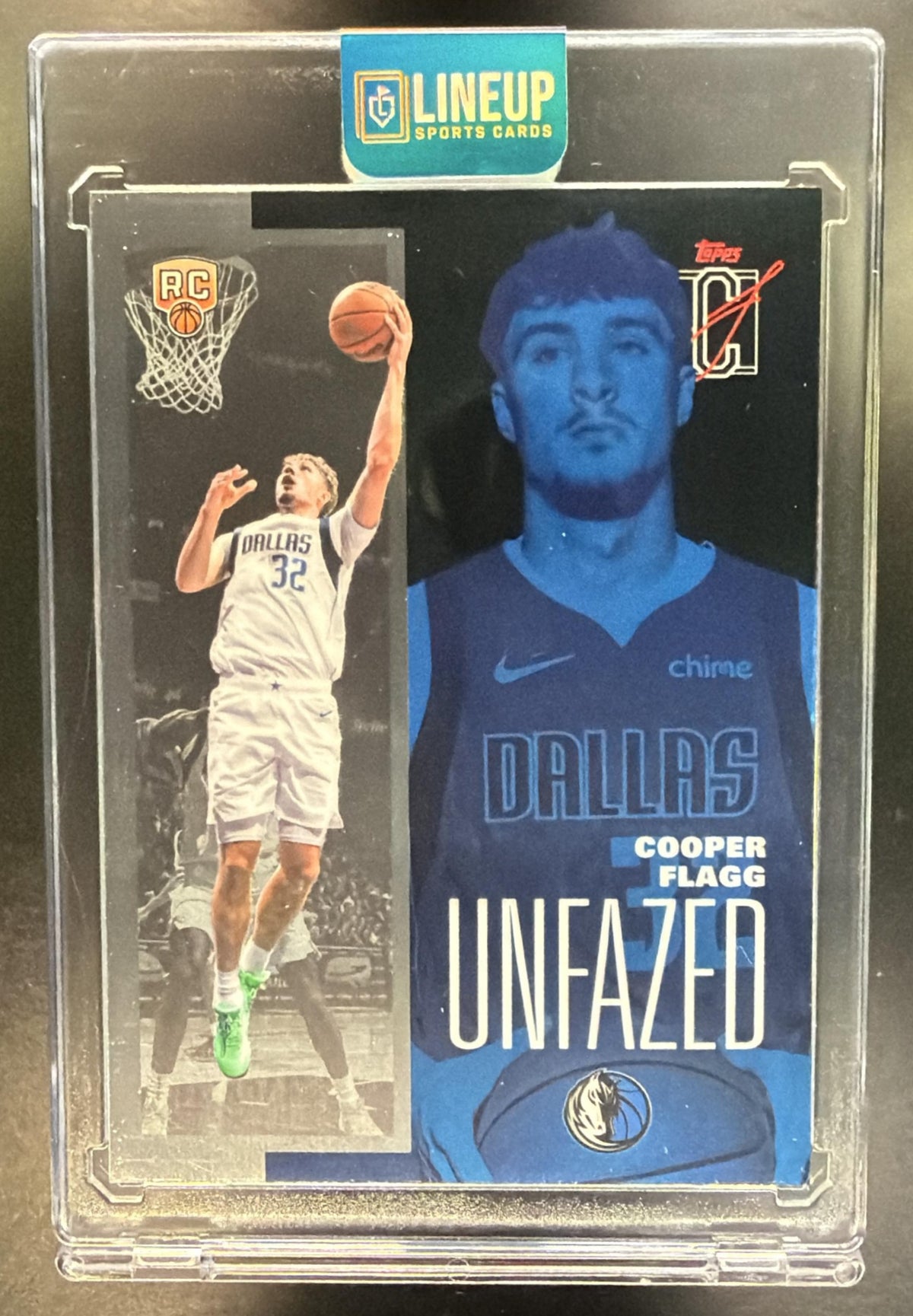 2025-26 Topps Signature Class Cooper Flagg #FAZE-11 Unfazed RC Mavericks