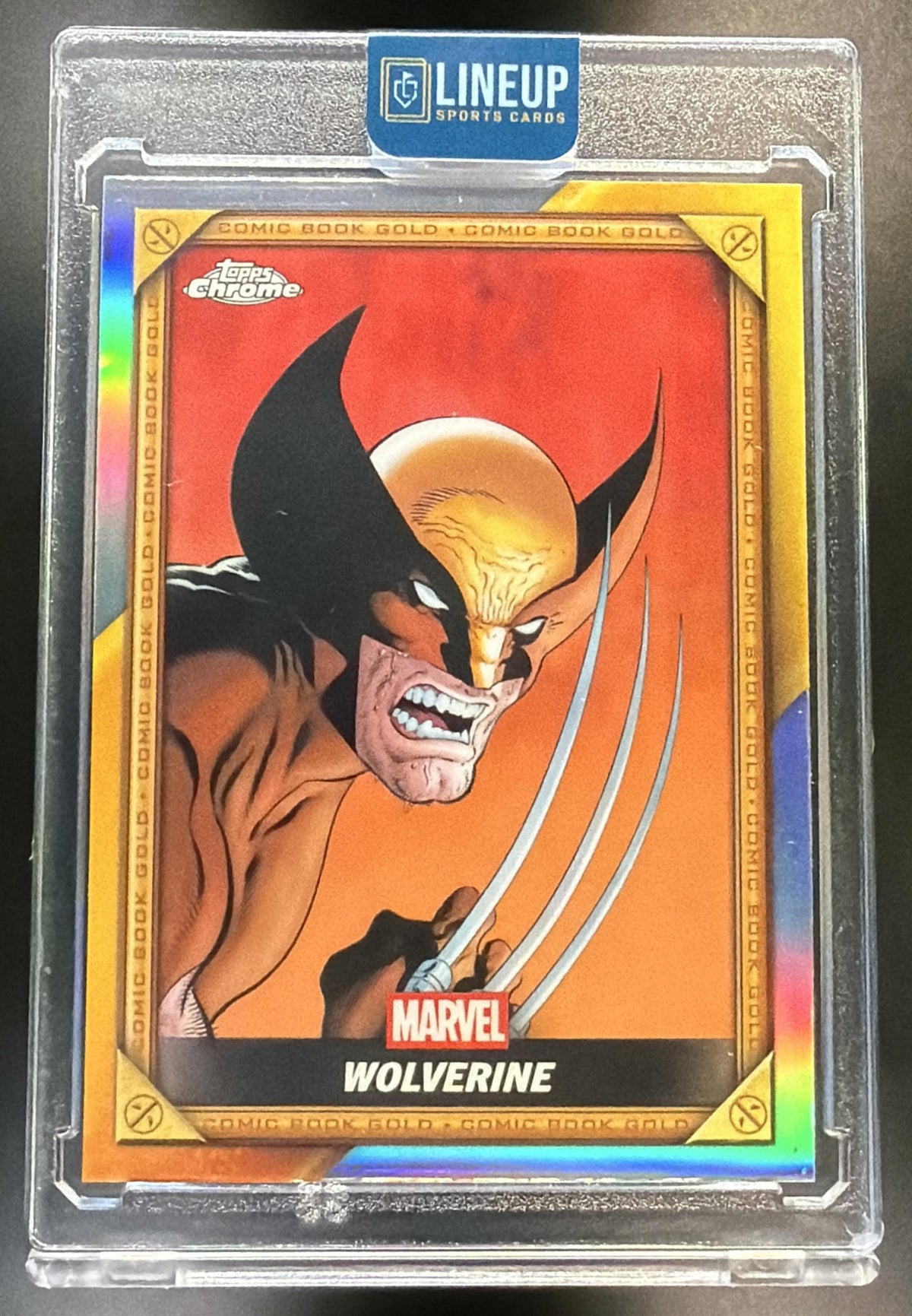 2025 Topps Chrome Deadpool Wolverine #CB-06 Comic Book Gold