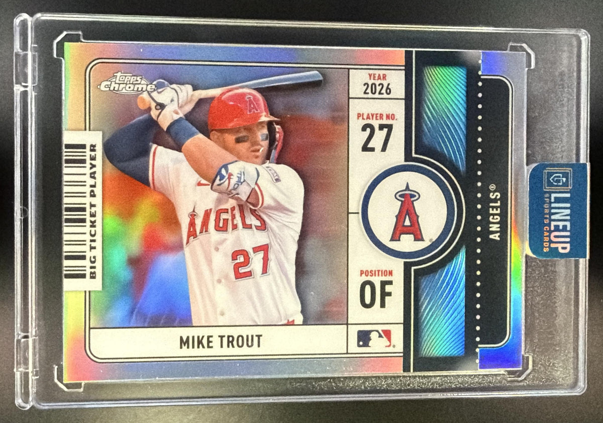 2026 Topps Chrome Mike Trout #BTP-1 Big Ticket Players Angels