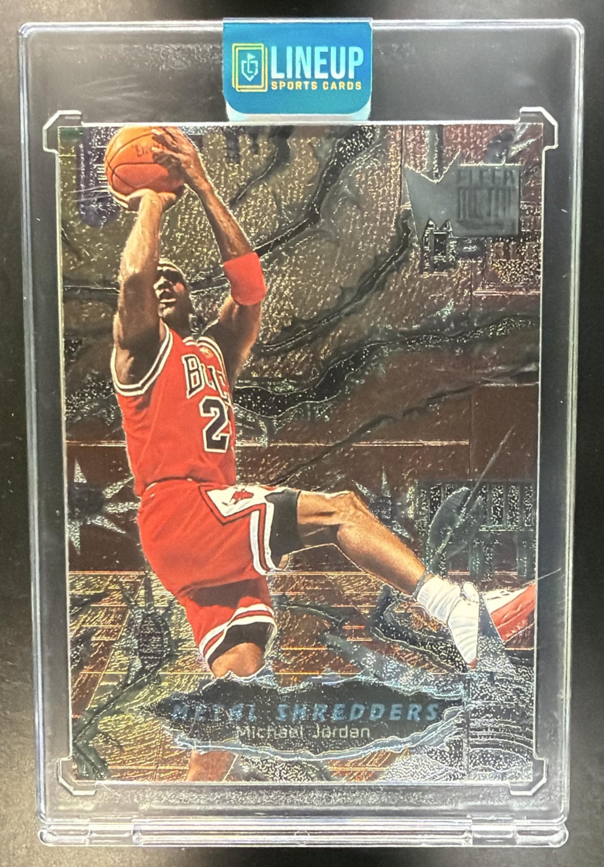 1996 Skybox Metal Michael Jordan Metal Shredders #241 Bulls