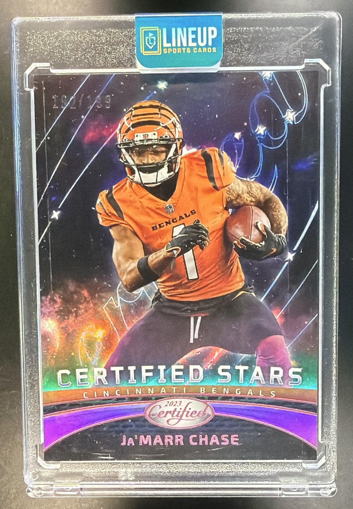 2023 Panini Certified Ja'Marr Chase #CS-23 Stars Mirror Pink 192/199 Bengals